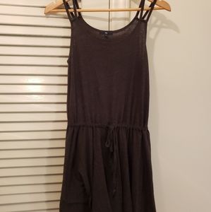 GAP Dress Dark Gray Casual SZ XS Drawstring